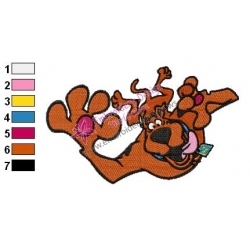 Scooby Doo Embroidery Design 03